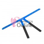 Sablon pentru modelare sprancene gradat din metal GIM02 Blue Sablon pentru modelare sprancene gradat din metal GIM02 Blue